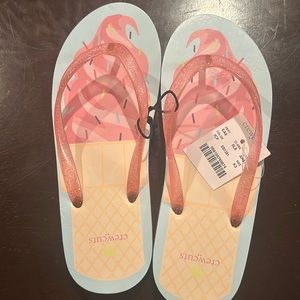 Crewcuts J Crew Flip Flops Size 3